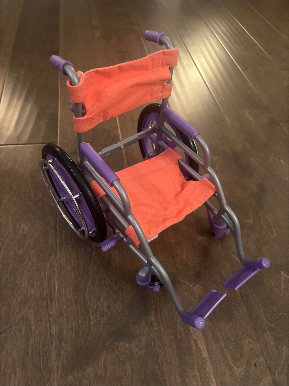 Kids Purple & Orange Toy Wheelchair - MyLife